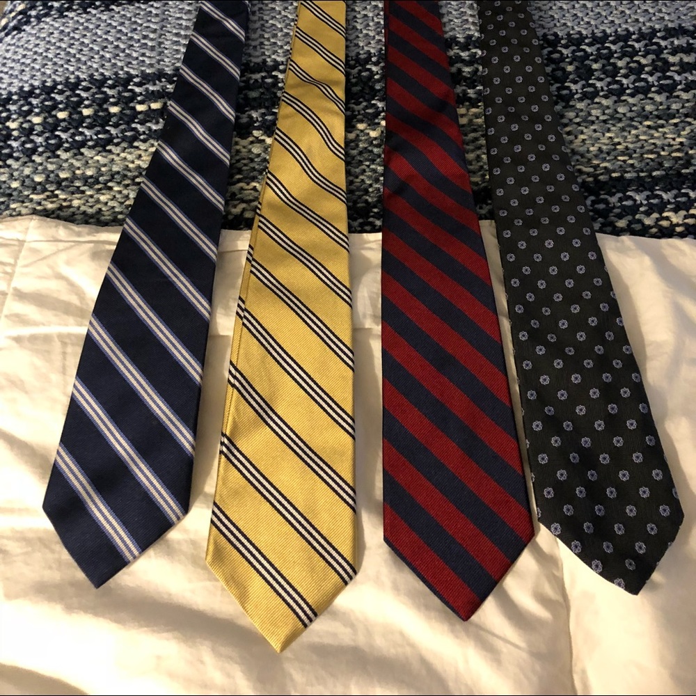 4 kids Brooks Brothers ties